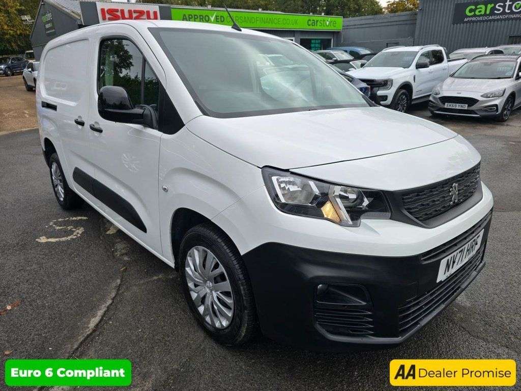 A 2021 PEUGEOT PARTNER 1.5 BlueHDi 950 Pro LWB, 58,000 miles, 1 owner, ULEZ Euro 6, 5-speed, Air C A 2021 PEUGEOT PARTNER 1.5 BlueHDi 950 Pro LWB, 58,000 miles, 1 owner, ULEZ Euro 6, 5-speed, Air C
