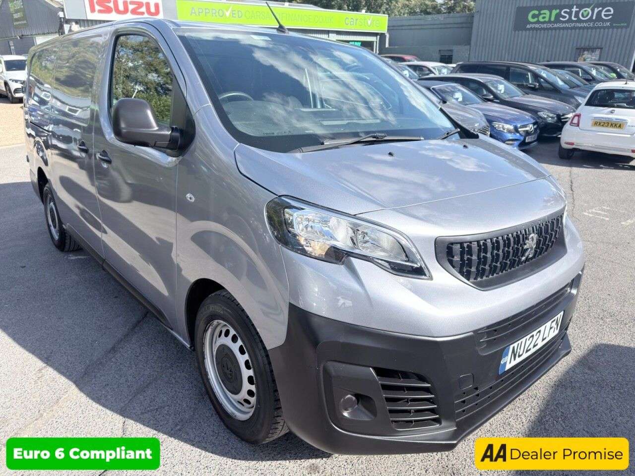 A 2022 PEUGEOT EXPERT Grey 1.5 BlueHDi 1000 Professional Premium LWB Van, 43,500 miles, Euro 6, 6 A 2022 PEUGEOT EXPERT Grey 1.5 BlueHDi 1000 Professional Premium LWB Van, 43,500 miles, Euro 6, 6