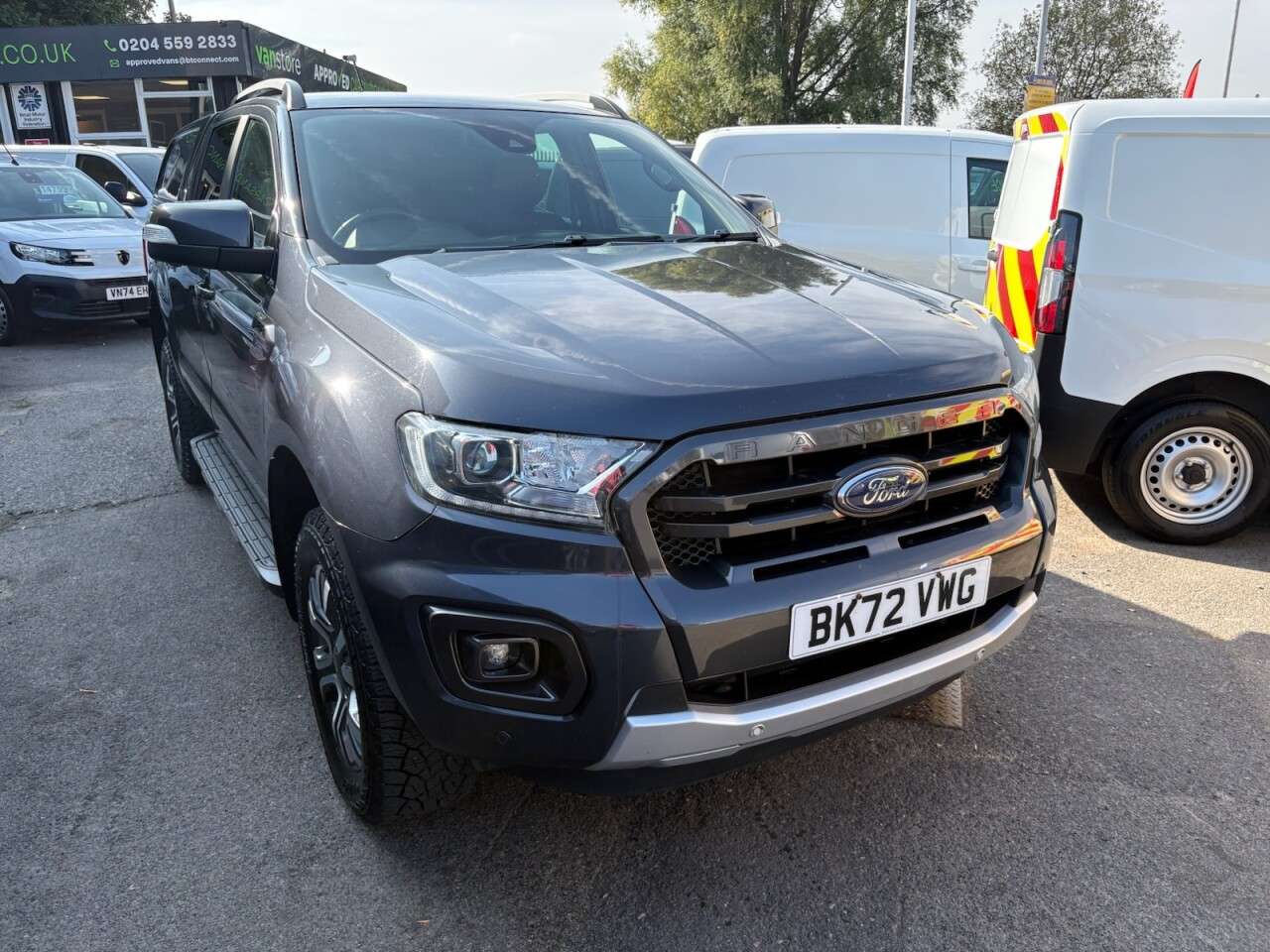 A 2022 FORD RANGER Grey 2.0 EcoBlue Wildtrak Double Cab Pickup, 43,200 miles, Euro 6, Automati A 2022 FORD RANGER Grey 2.0 EcoBlue Wildtrak Double Cab Pickup, 43,200 miles, Euro 6, Automati