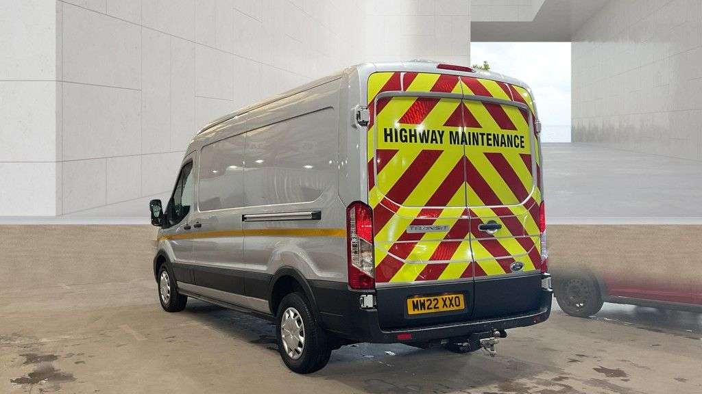 A 2022 FORD TRANSIT Silver 2.0 350 EcoBlue Trend L3 H2 Van, 14,600 miles, Euro 6, 6-Speed manua A 2022 FORD TRANSIT Silver 2.0 350 EcoBlue Trend L3 H2 Van, 14,600 miles, Euro 6, 6-Speed manua
