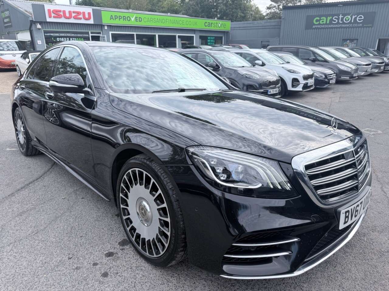 A 2017 MERCEDES-BENZ S CLASS Black S350d AMG Line Premium, 107,000 miles, Euro 6, Automatic, Leather, Ai A 2017 MERCEDES-BENZ S CLASS Black S350d AMG Line Premium, 107,000 miles, Euro 6, Automatic, Leather, Ai