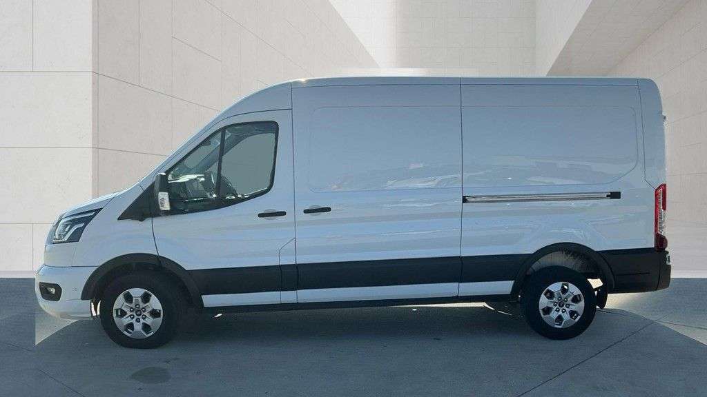 A 2024 FORD TRANSIT White 2.0 350 EcoBlue Limited L3 H2 Van, 29,500 miles, Euro 6, Automatic, S A 2024 FORD TRANSIT White 2.0 350 EcoBlue Limited L3 H2 Van, 29,500 miles, Euro 6, Automatic, S