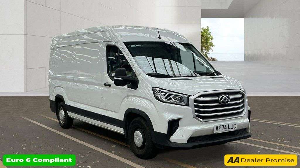 A 2024 MAXUS DELIVER 9 White 2.0 D20 L3 H2 Van, 20,200 miles, Euro 6, 6-Speed manual, Air Conditio A 2024 MAXUS DELIVER 9 White 2.0 D20 L3 H2 Van, 20,200 miles, Euro 6, 6-Speed manual, Air Conditio