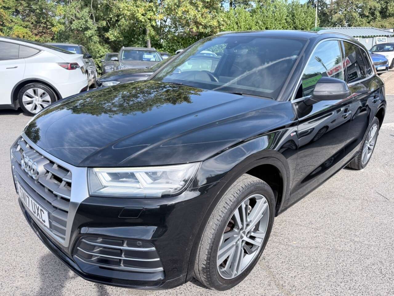 A 2017 AUDI Q5 Black 2.0 TDI S line SUV, 86,543 miles, Euro 6, S Tronic Quattro, 19in Allo A 2017 AUDI Q5 Black 2.0 TDI S line SUV, 86,543 miles, Euro 6, S Tronic Quattro, 19in Allo
