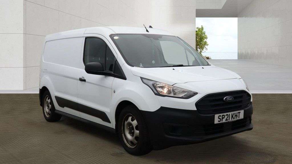 A 2021 FORD TRANSIT CONNECT White 1.5 210 EcoBlue Leader L2 Van, 54,000 miles, Euro 6, 6-Speed manual, A 2021 FORD TRANSIT CONNECT White 1.5 210 EcoBlue Leader L2 Van, 54,000 miles, Euro 6, 6-Speed manual,