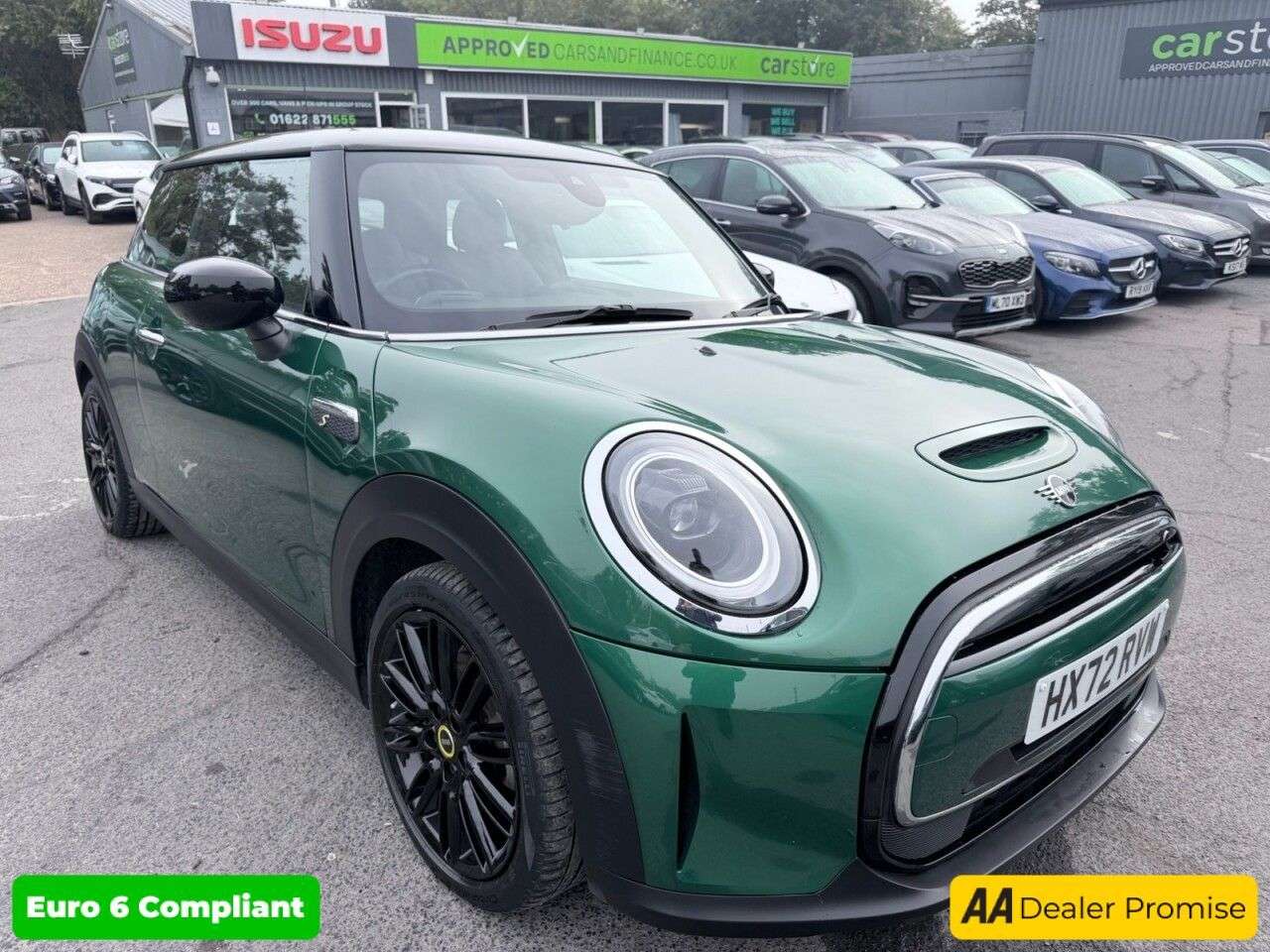 A 2022 MINI ELECTRIC HATCH MINI Cooper SE Level 2 in British Racing Green , 20,096 miles, 33kWh EV, Fu A 2022 MINI ELECTRIC HATCH MINI Cooper SE Level 2 in British Racing Green , 20,096 miles, 33kWh EV, Fu