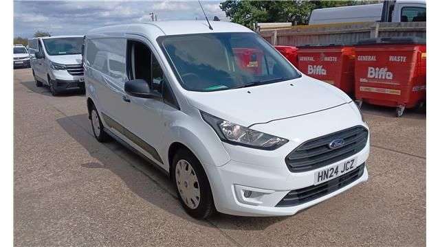 A 2024 FORD TRANSIT CONNECT White 1.5 230 EcoBlue Trend L2 Van, 19,620 miles, Euro 6, 6-Speed manual, A A 2024 FORD TRANSIT CONNECT White 1.5 230 EcoBlue Trend L2 Van, 19,620 miles, Euro 6, 6-Speed manual, A