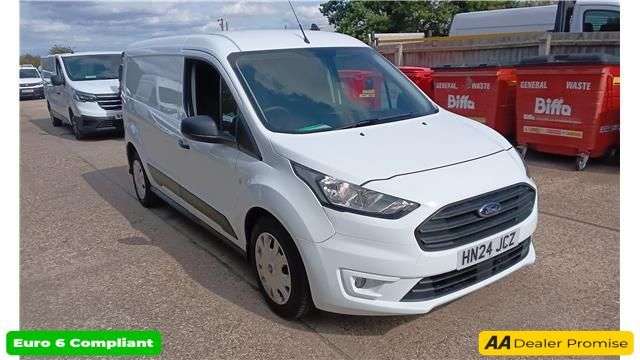 A 2024 FORD TRANSIT CONNECT White 1.5 230 EcoBlue Trend L2 Van, 19,620 miles, Euro 6, 6-Speed manual, A A 2024 FORD TRANSIT CONNECT White 1.5 230 EcoBlue Trend L2 Van, 19,620 miles, Euro 6, 6-Speed manual, A
