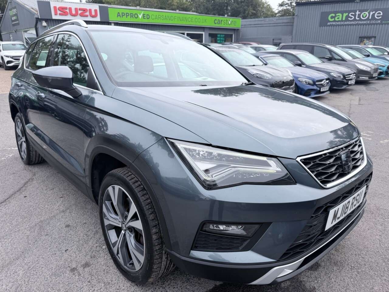 A 2018 SEAT ATECA Grey 1.6 TDI Ecomotive SE Technology SUV, 69,800 miles, Euro 6, 6-Speed man A 2018 SEAT ATECA Grey 1.6 TDI Ecomotive SE Technology SUV, 69,800 miles, Euro 6, 6-Speed man