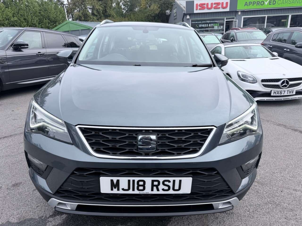 A 2018 SEAT ATECA Grey 1.6 TDI Ecomotive SE Technology SUV, 69,800 miles, Euro 6, 6-Speed man A 2018 SEAT ATECA Grey 1.6 TDI Ecomotive SE Technology SUV, 69,800 miles, Euro 6, 6-Speed man