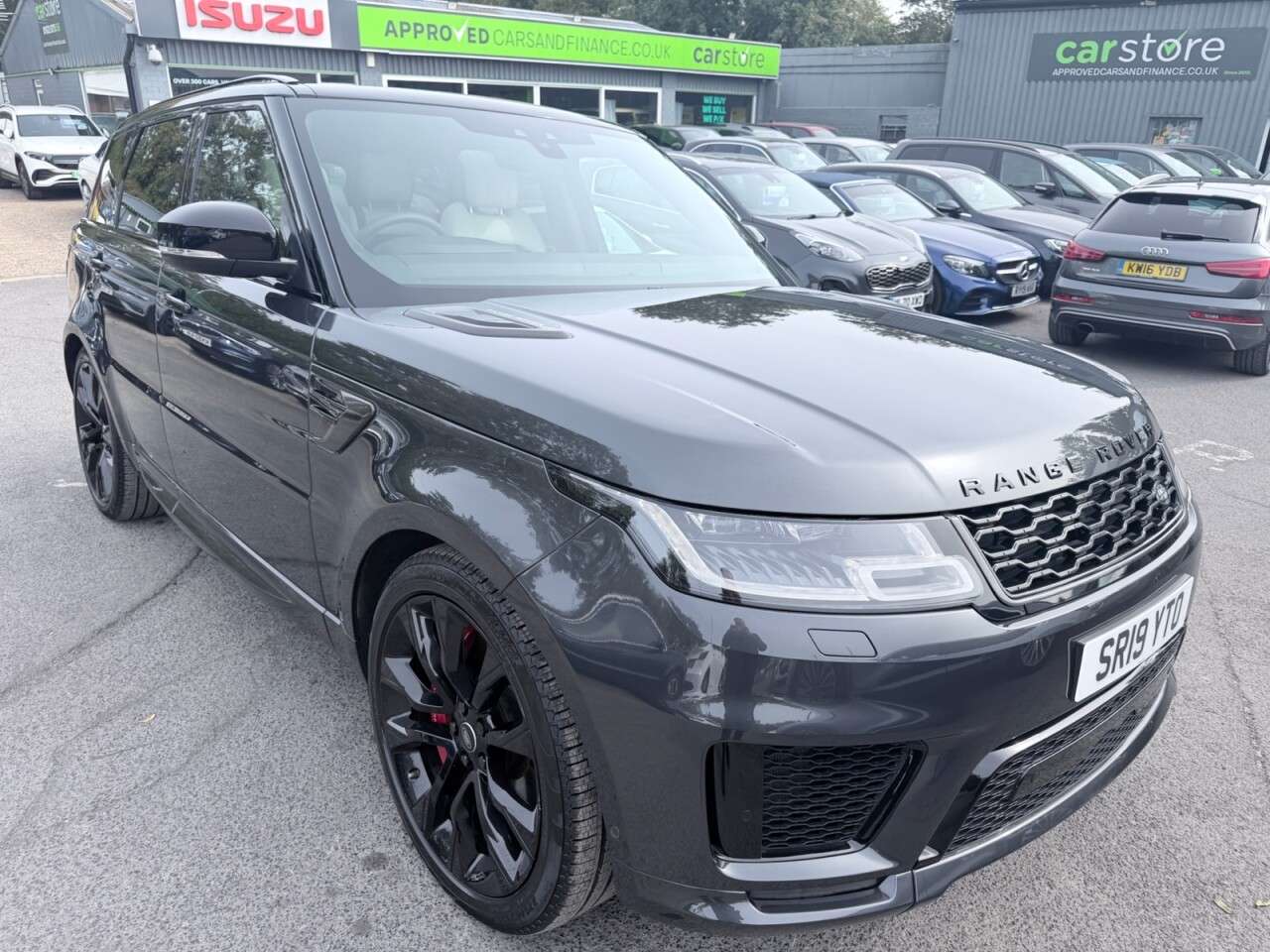 A 2019 LAND ROVER RANGE ROVER SPORT Grey 3.0 i6 MHEV HST SUV, 43,300 miles, Euro 6, auto 4WD, 21in alloys, pano A 2019 LAND ROVER RANGE ROVER SPORT Grey 3.0 i6 MHEV HST SUV, 43,300 miles, Euro 6, auto 4WD, 21in alloys, pano