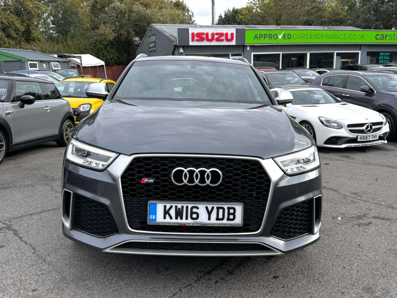 A 2016 AUDI RS Q3 Grey 2.5 TFSI Quattro SUV, 126,000 miles, Superb service history, S Tronic A 2016 AUDI RS Q3 Grey 2.5 TFSI Quattro SUV, 126,000 miles, Superb service history, S Tronic