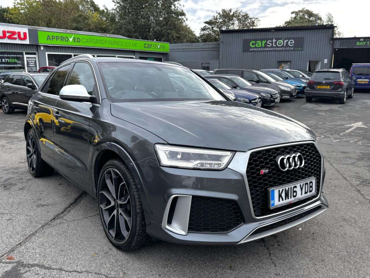 A 2016 AUDI RS Q3 Grey 2.5 TFSI Quattro SUV, 126,000 miles, Superb service history, S Tronic A 2016 AUDI RS Q3 Grey 2.5 TFSI Quattro SUV, 126,000 miles, Superb service history, S Tronic