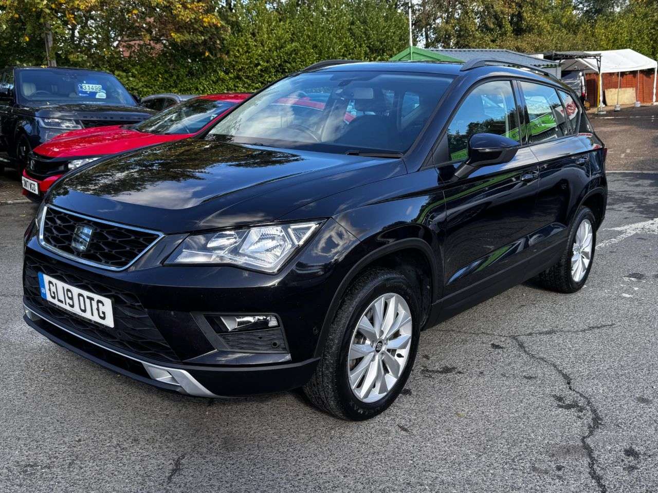 A 2019 SEAT ATECA 2.0 TDI SE SUV 5dr Diesel DSG Euro 6 (s/s) (150 ps) in solid black with all A 2019 SEAT ATECA 2.0 TDI SE SUV 5dr Diesel DSG Euro 6 (s/s) (150 ps) in solid black with all