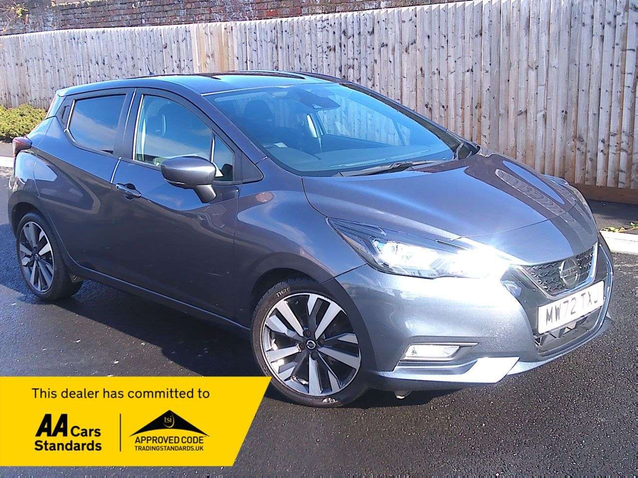 A 2023 NISSAN MICRA 1.0 IG-T Tekna Hatchback 5dr Petrol XTRON Euro 6 (s/s) (92 ps) FULLY SERVIC A 2023 NISSAN MICRA 1.0 IG-T Tekna Hatchback 5dr Petrol XTRON Euro 6 (s/s) (92 ps) FULLY SERVIC