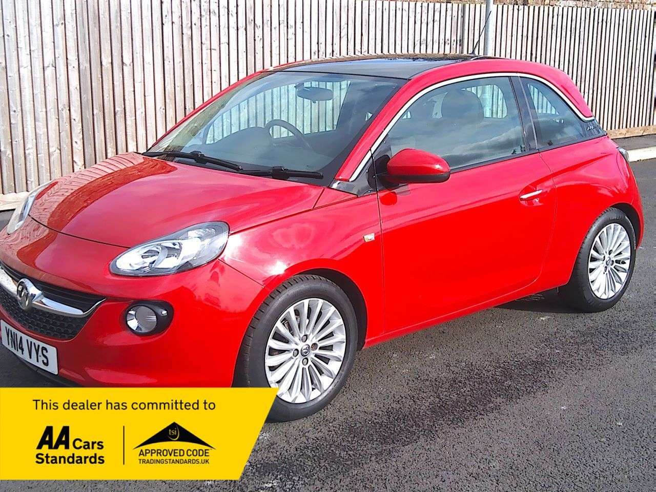 A 2014 VAUXHALL ADAM 1.4 16v GLAM Hatchback 3dr Petrol Manual Euro 5 (87 ps) JUST BEEN SERVICED+ A 2014 VAUXHALL ADAM 1.4 16v GLAM Hatchback 3dr Petrol Manual Euro 5 (87 ps) JUST BEEN SERVICED+