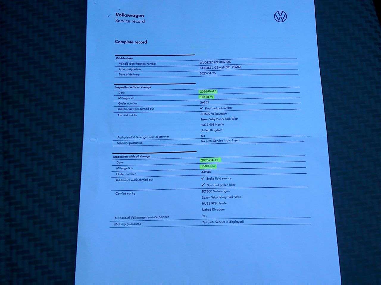 2023 VOLKSWAGEN T-CROSS 2023 VOLKSWAGEN T-CROSS