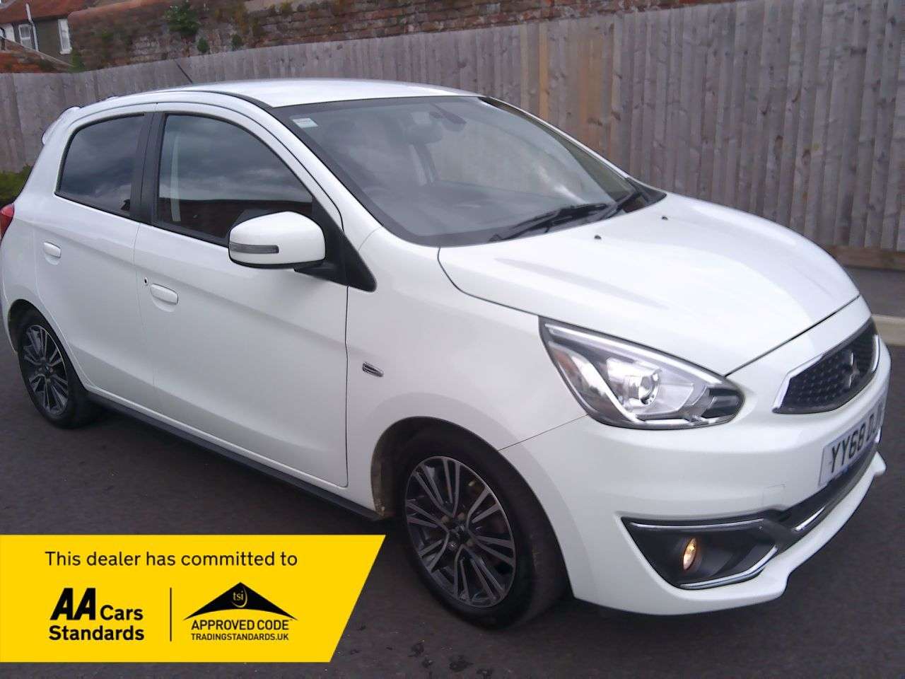 A 2018 MITSUBISHI MIRAGE 1.2 Juro Hatchback 5dr Petrol Manual Euro 6 (s/s) (79 ps) FURTHER SERVICE + A 2018 MITSUBISHI MIRAGE 1.2 Juro Hatchback 5dr Petrol Manual Euro 6 (s/s) (79 ps) FURTHER SERVICE +