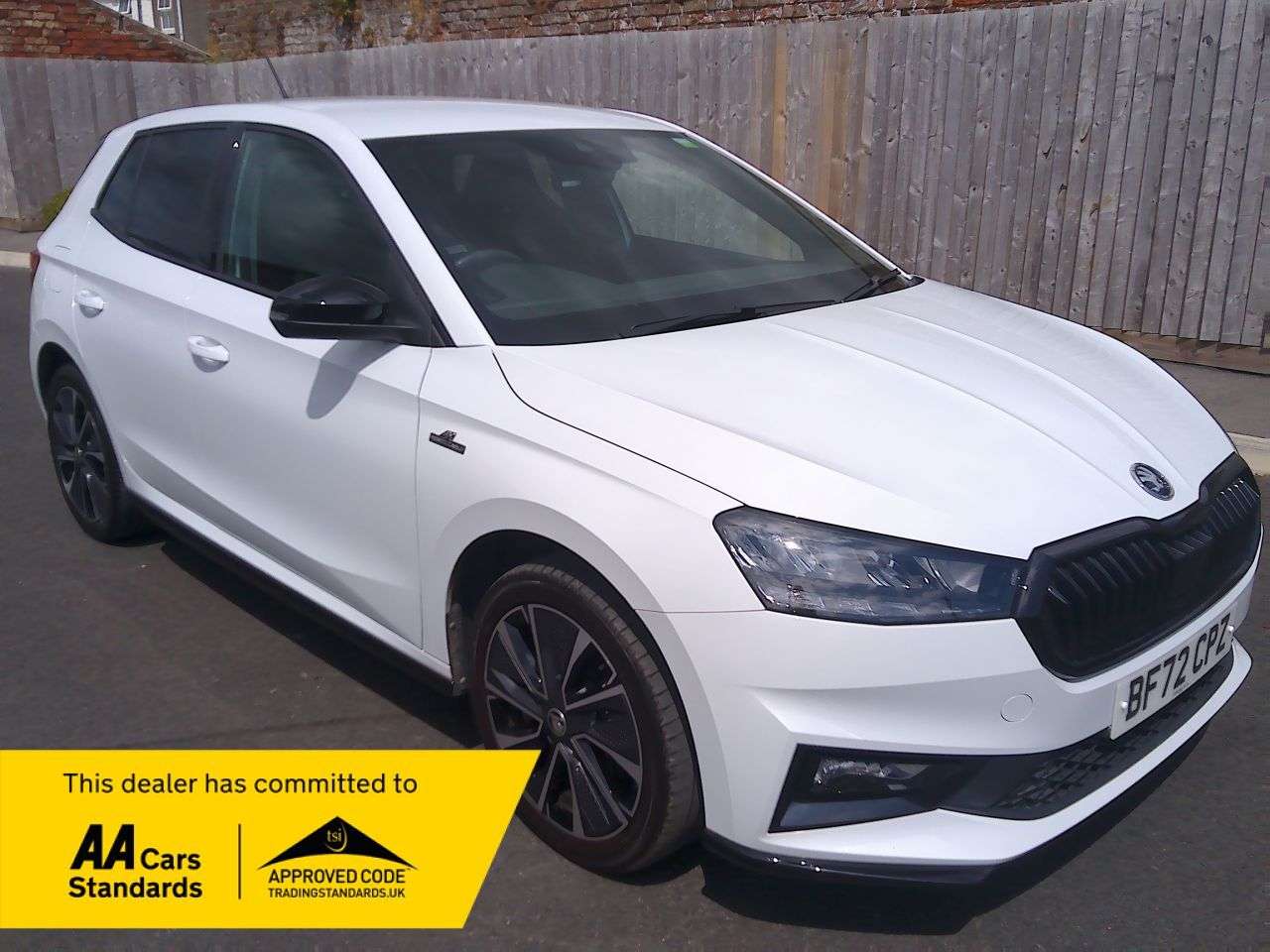 A 2022 SKODA FABIA 1.0 TSI Monte Carlo Hatchback 5dr Petrol Manual Euro 6 (s/s) (110 ps) SERVI A 2022 SKODA FABIA 1.0 TSI Monte Carlo Hatchback 5dr Petrol Manual Euro 6 (s/s) (110 ps) SERVI