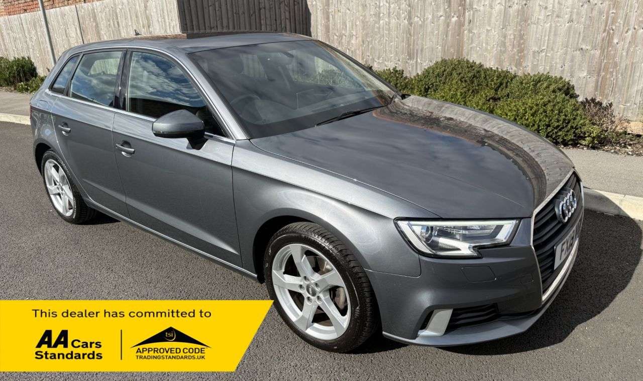 A 2019 AUDI A3 1.5 TFSI CoD 35 Sport Sportback 5dr Petrol Manual Euro 6 (s/s) (150 ps) A 2019 AUDI A3 1.5 TFSI CoD 35 Sport Sportback 5dr Petrol Manual Euro 6 (s/s) (150 ps)