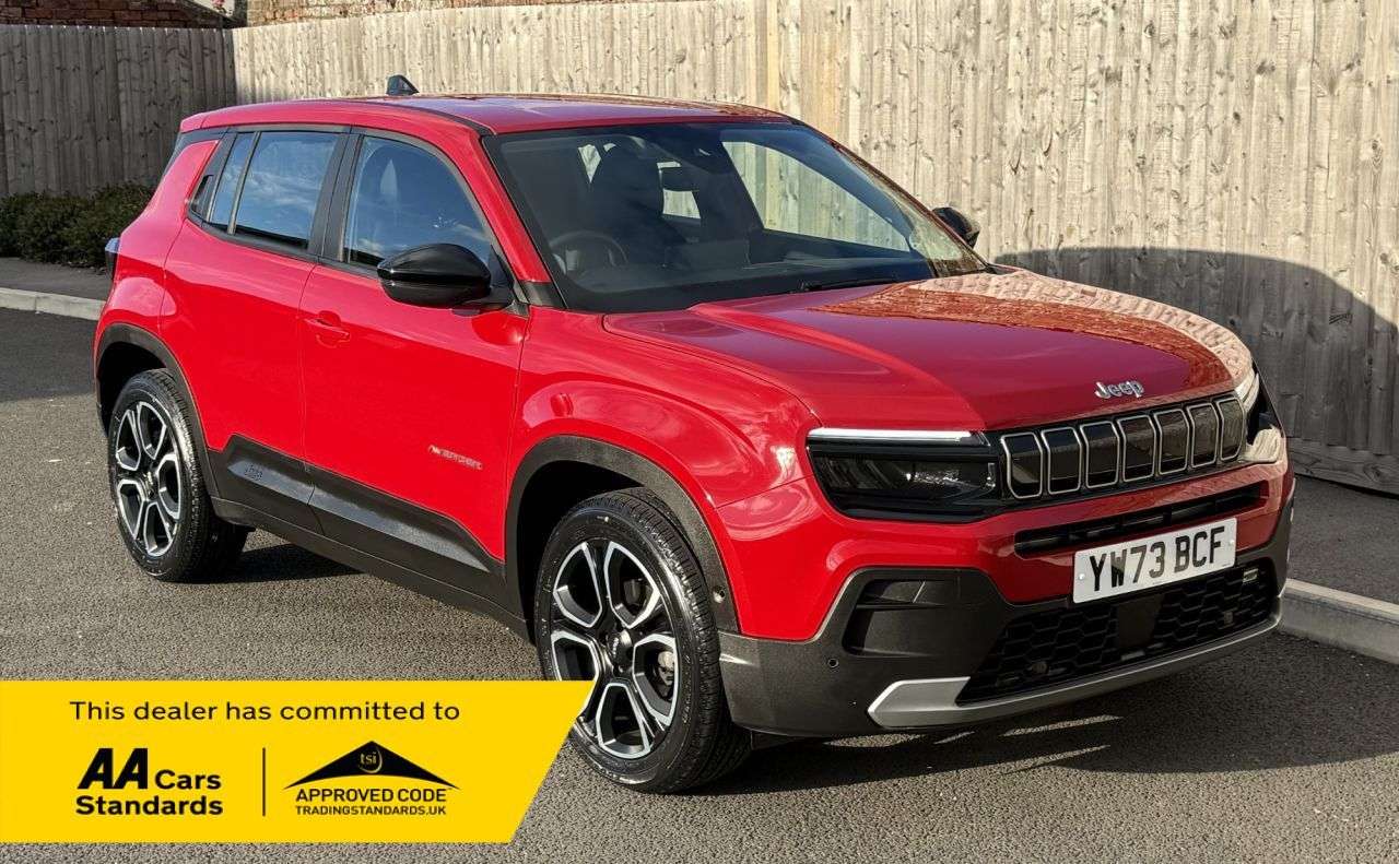 A 2023 JEEP AVENGER 1.2 Turbo Altitude+ SUV 5dr Petrol Manual Euro 6 (s/s) (100 ps) SERVICE, 12 A 2023 JEEP AVENGER 1.2 Turbo Altitude+ SUV 5dr Petrol Manual Euro 6 (s/s) (100 ps) SERVICE, 12