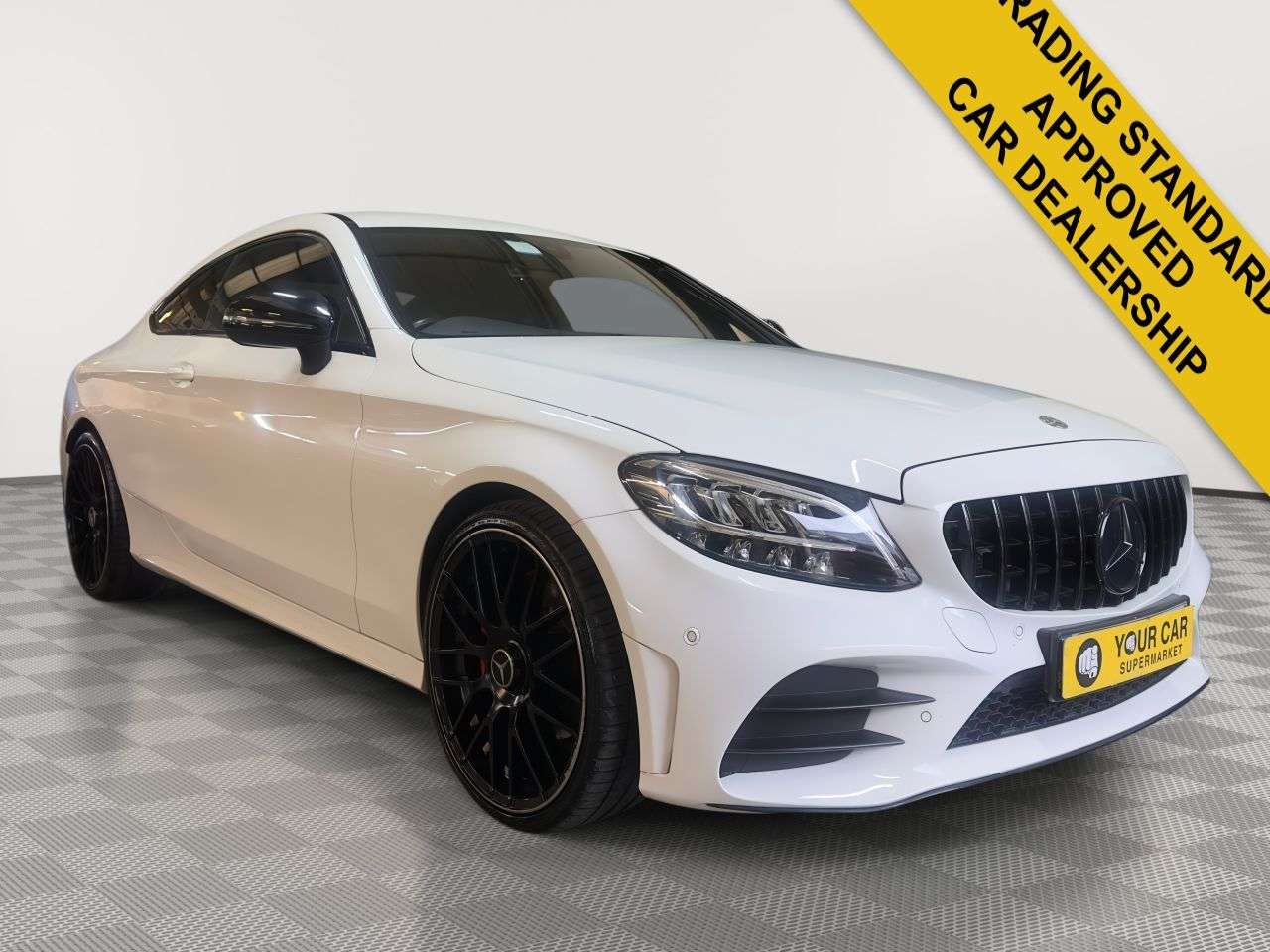 A 2019 MERCEDES-BENZ C-CLASS 1.5 C200 MHEV AMG Line Coupe 2dr Petrol G-Tronic+ Euro 6 (s/s) (198 ps) A 2019 MERCEDES-BENZ C-CLASS 1.5 C200 MHEV AMG Line Coupe 2dr Petrol G-Tronic+ Euro 6 (s/s) (198 ps)