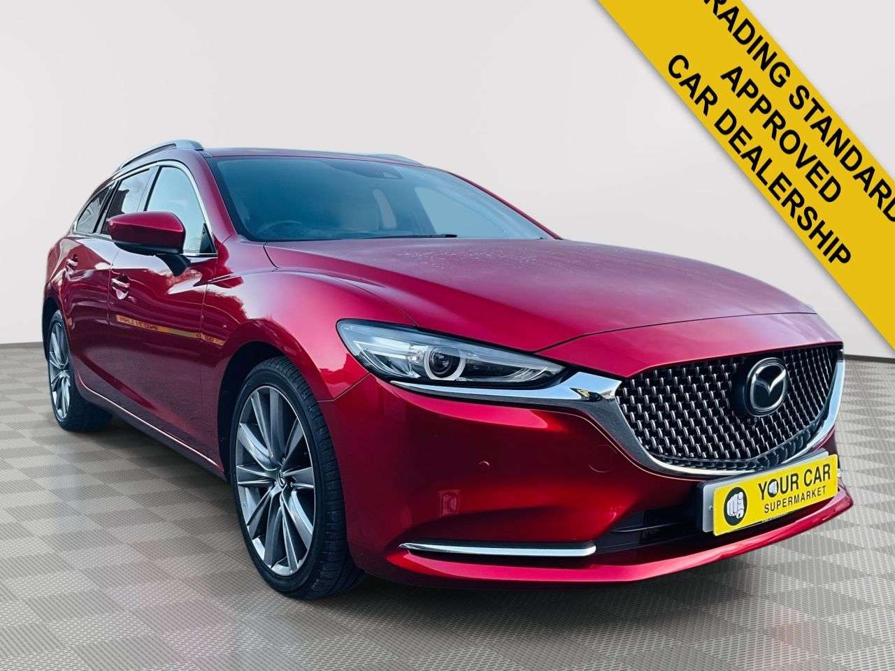 A 2020 MAZDA MAZDA6 2.2 SKYACTIV-D GT Sport Nav+ Tourer 5dr Diesel Manual Euro 6 (s/s) (184 ps) A 2020 MAZDA MAZDA6 2.2 SKYACTIV-D GT Sport Nav+ Tourer 5dr Diesel Manual Euro 6 (s/s) (184 ps)