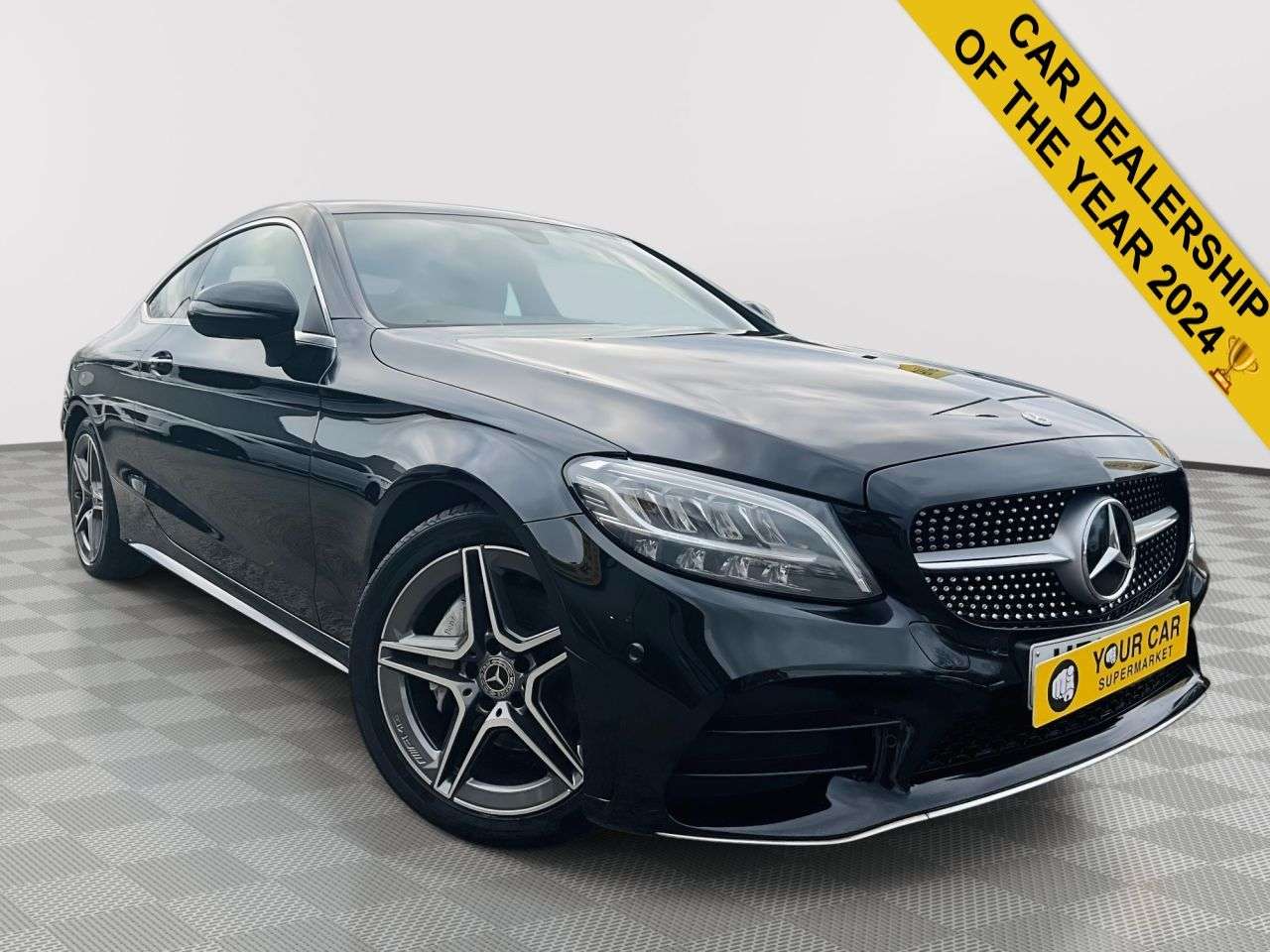 A 2019 MERCEDES-BENZ C-CLASS 1.5 C200 MHEV AMG Line Coupe 2dr Petrol G-Tronic+ Euro 6 (s/s) (198 ps) 2 O A 2019 MERCEDES-BENZ C-CLASS 1.5 C200 MHEV AMG Line Coupe 2dr Petrol G-Tronic+ Euro 6 (s/s) (198 ps) 2 O