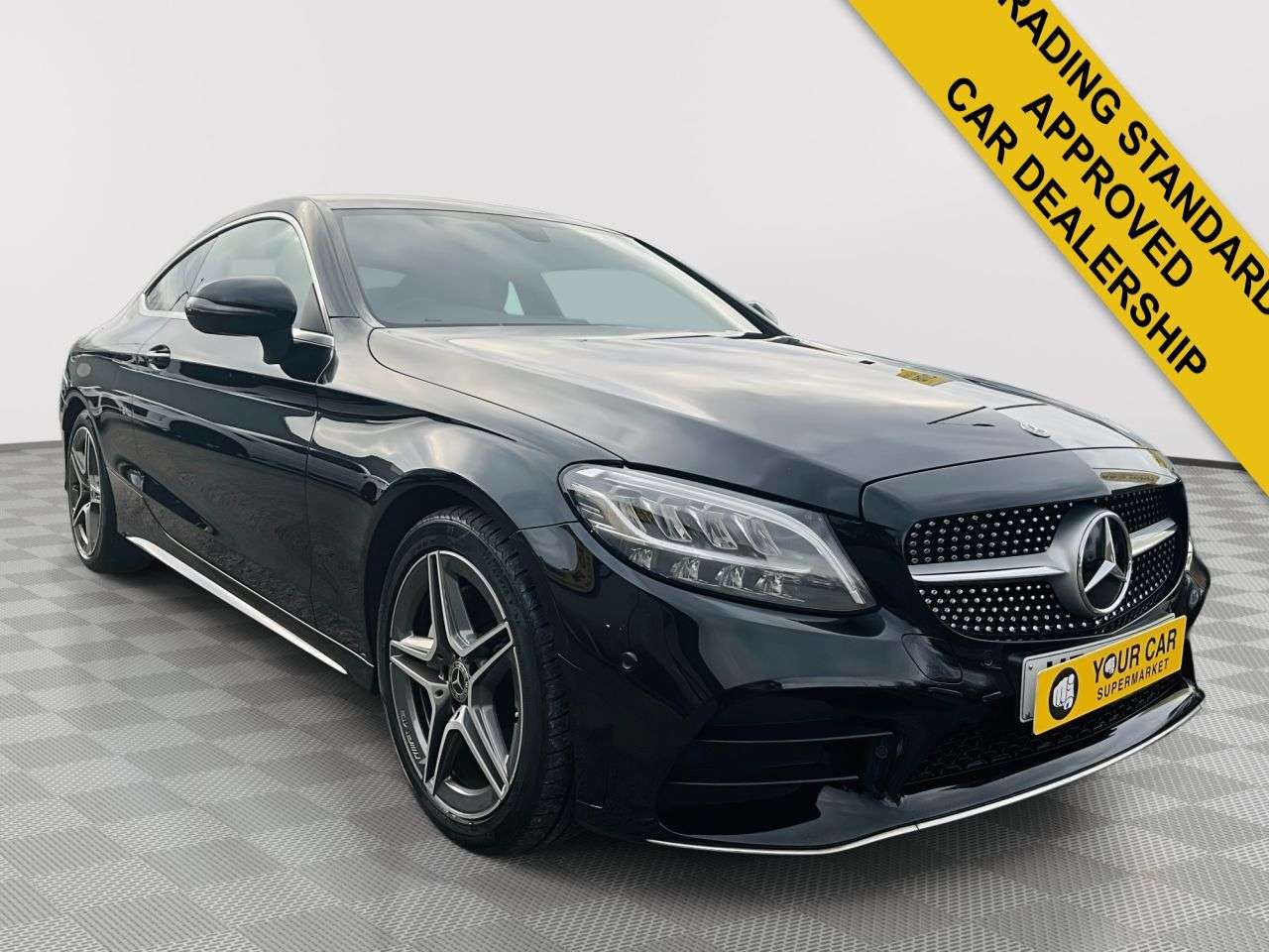 A 2019 MERCEDES-BENZ C-CLASS 1.5 C200 MHEV AMG Line Coupe 2dr Petrol G-Tronic+ Euro 6 (s/s) (198 ps) 2 O A 2019 MERCEDES-BENZ C-CLASS 1.5 C200 MHEV AMG Line Coupe 2dr Petrol G-Tronic+ Euro 6 (s/s) (198 ps) 2 O