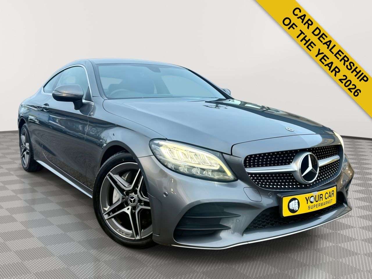 A 2019 MERCEDES-BENZ C-CLASS 2.0 C300 AMG Line Coupe 2dr Petrol G-Tronic+ Euro 6 (s/s) (258 ps) HIGH SPE A 2019 MERCEDES-BENZ C-CLASS 2.0 C300 AMG Line Coupe 2dr Petrol G-Tronic+ Euro 6 (s/s) (258 ps) HIGH SPE