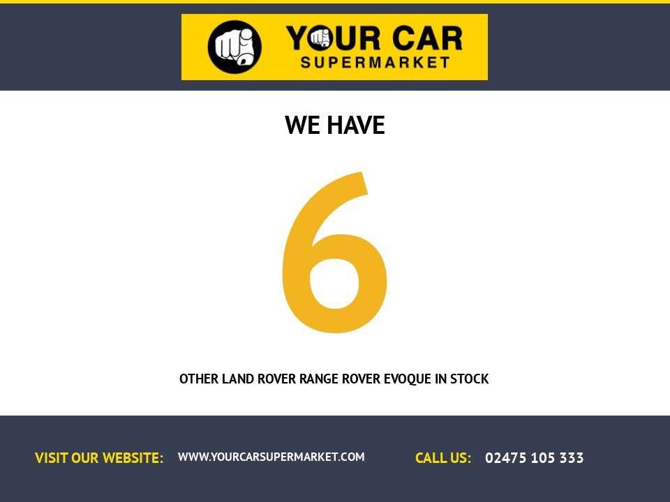 2019 LAND ROVER RANGE ROVER EVOQUE 2019 LAND ROVER RANGE ROVER EVOQUE
