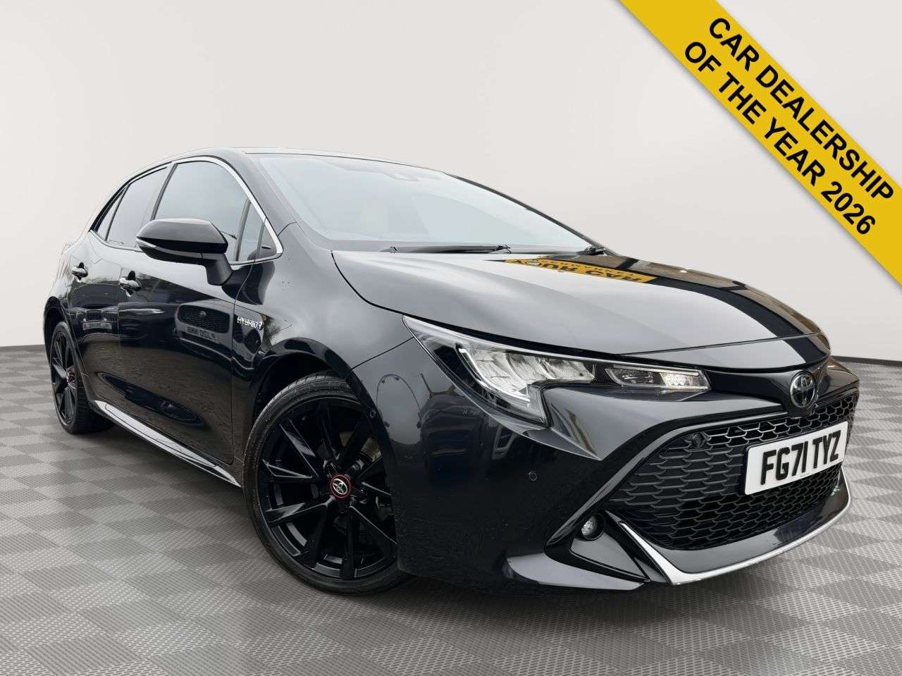 A 2021 TOYOTA COROLLA 1.8 VVT-h GPF GR SPORT Hatchback 5dr Petrol Hybrid CVT Euro 6 (s/s) (122 ps A 2021 TOYOTA COROLLA 1.8 VVT-h GPF GR SPORT Hatchback 5dr Petrol Hybrid CVT Euro 6 (s/s) (122 ps