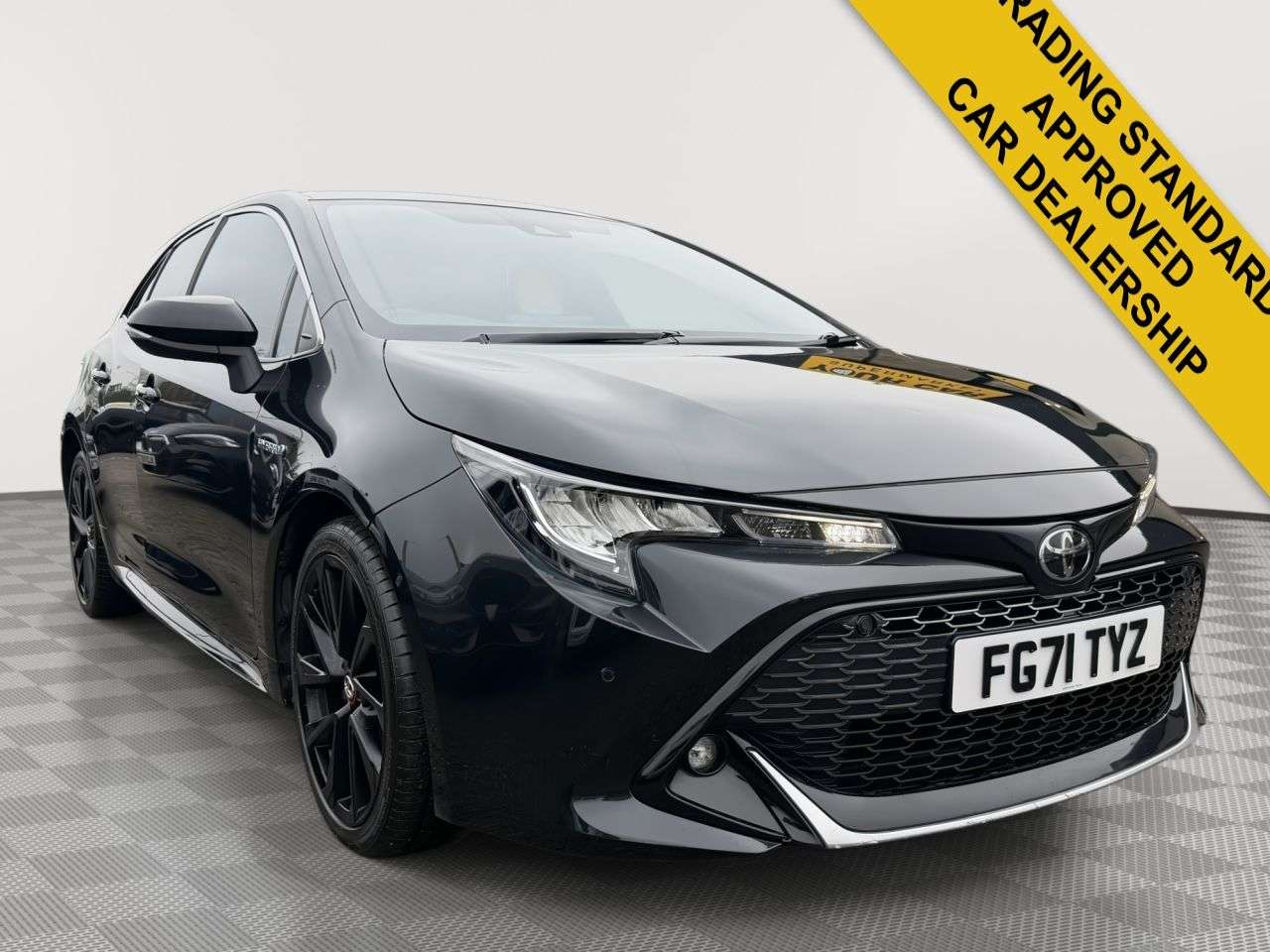 A 2021 TOYOTA COROLLA 1.8 VVT-h GPF GR SPORT Hatchback 5dr Petrol Hybrid CVT Euro 6 (s/s) (122 ps A 2021 TOYOTA COROLLA 1.8 VVT-h GPF GR SPORT Hatchback 5dr Petrol Hybrid CVT Euro 6 (s/s) (122 ps