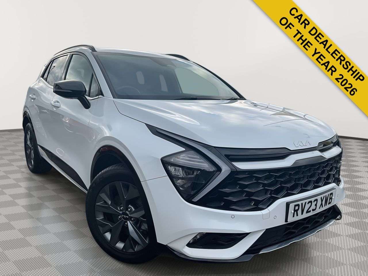 A 2023 KIA SPORTAGE 1.6 h T-GDi GT-Line SUV 5dr Petrol Hybrid Auto Euro 6 (s/s) (226 bhp) A 2023 KIA SPORTAGE 1.6 h T-GDi GT-Line SUV 5dr Petrol Hybrid Auto Euro 6 (s/s) (226 bhp)