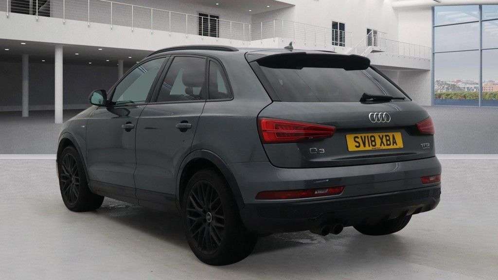 A 2018 AUDI Q3 2.0 TFSI Black Edition SUV 5dr Petrol S Tronic quattro Euro 6 (s/s) (180 ps A 2018 AUDI Q3 2.0 TFSI Black Edition SUV 5dr Petrol S Tronic quattro Euro 6 (s/s) (180 ps