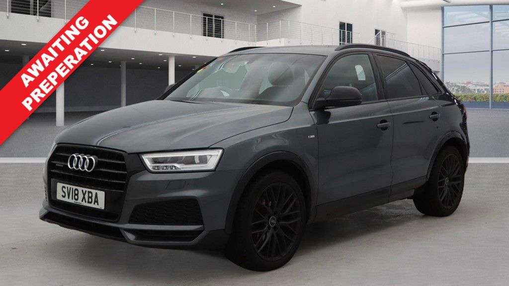 A 2018 AUDI Q3 2.0 TFSI Black Edition SUV 5dr Petrol S Tronic quattro Euro 6 (s/s) (180 ps A 2018 AUDI Q3 2.0 TFSI Black Edition SUV 5dr Petrol S Tronic quattro Euro 6 (s/s) (180 ps