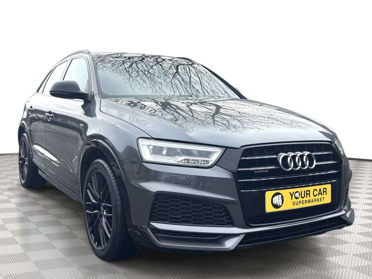 A 2018 AUDI Q3 2.0 TFSI Black Edition SUV 5dr Petrol S Tronic quattro Euro 6 (s/s) (180 ps A 2018 AUDI Q3 2.0 TFSI Black Edition SUV 5dr Petrol S Tronic quattro Euro 6 (s/s) (180 ps