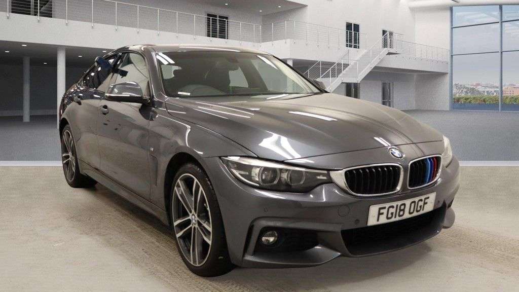 A 2018 BMW 4 SERIES GRAN COUPE 2.0 420i M Sport Hatchback 5dr Petrol Auto xDrive Euro 6 (s/s) (184 ps) A 2018 BMW 4 SERIES GRAN COUPE 2.0 420i M Sport Hatchback 5dr Petrol Auto xDrive Euro 6 (s/s) (184 ps)