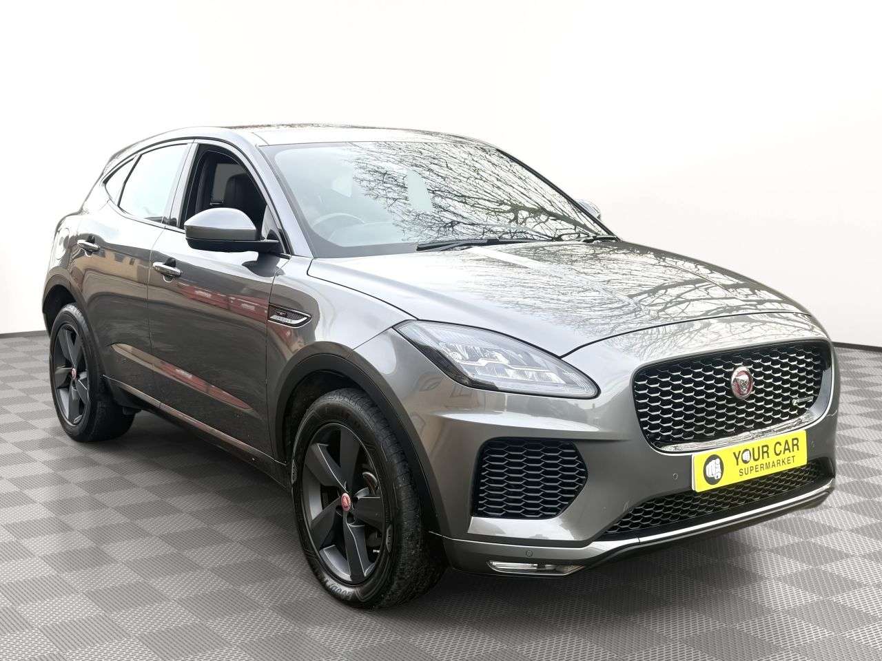A 2020 JAGUAR E-PACE 2.0 D180 Chequered Flag SUV 5dr Diesel Auto AWD Euro 6 (s/s) (180 ps) Heate A 2020 JAGUAR E-PACE 2.0 D180 Chequered Flag SUV 5dr Diesel Auto AWD Euro 6 (s/s) (180 ps) Heate
