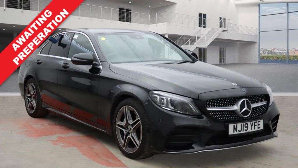 A 2019 MERCEDES-BENZ C-CLASS 1.5 C200 MHEV EQ Boost AMG Line (Premium) Saloon 4dr Petrol G-Tronic+ Euro A 2019 MERCEDES-BENZ C-CLASS 1.5 C200 MHEV EQ Boost AMG Line (Premium) Saloon 4dr Petrol G-Tronic+ Euro