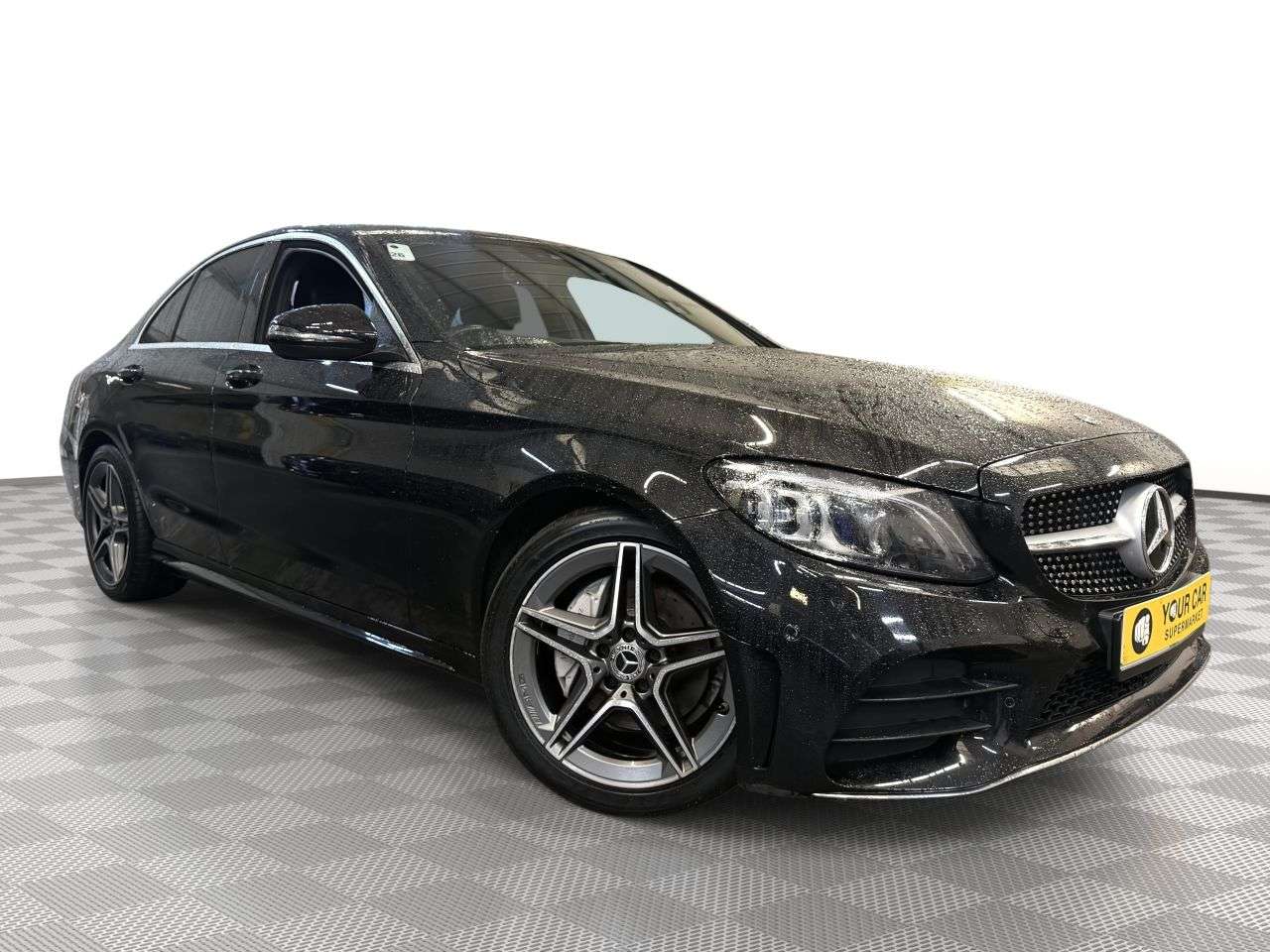 A 2019 MERCEDES-BENZ C-CLASS 1.5 C200 MHEV EQ Boost AMG Line (Premium) Saloon 4dr Petrol G-Tronic+ Euro A 2019 MERCEDES-BENZ C-CLASS 1.5 C200 MHEV EQ Boost AMG Line (Premium) Saloon 4dr Petrol G-Tronic+ Euro