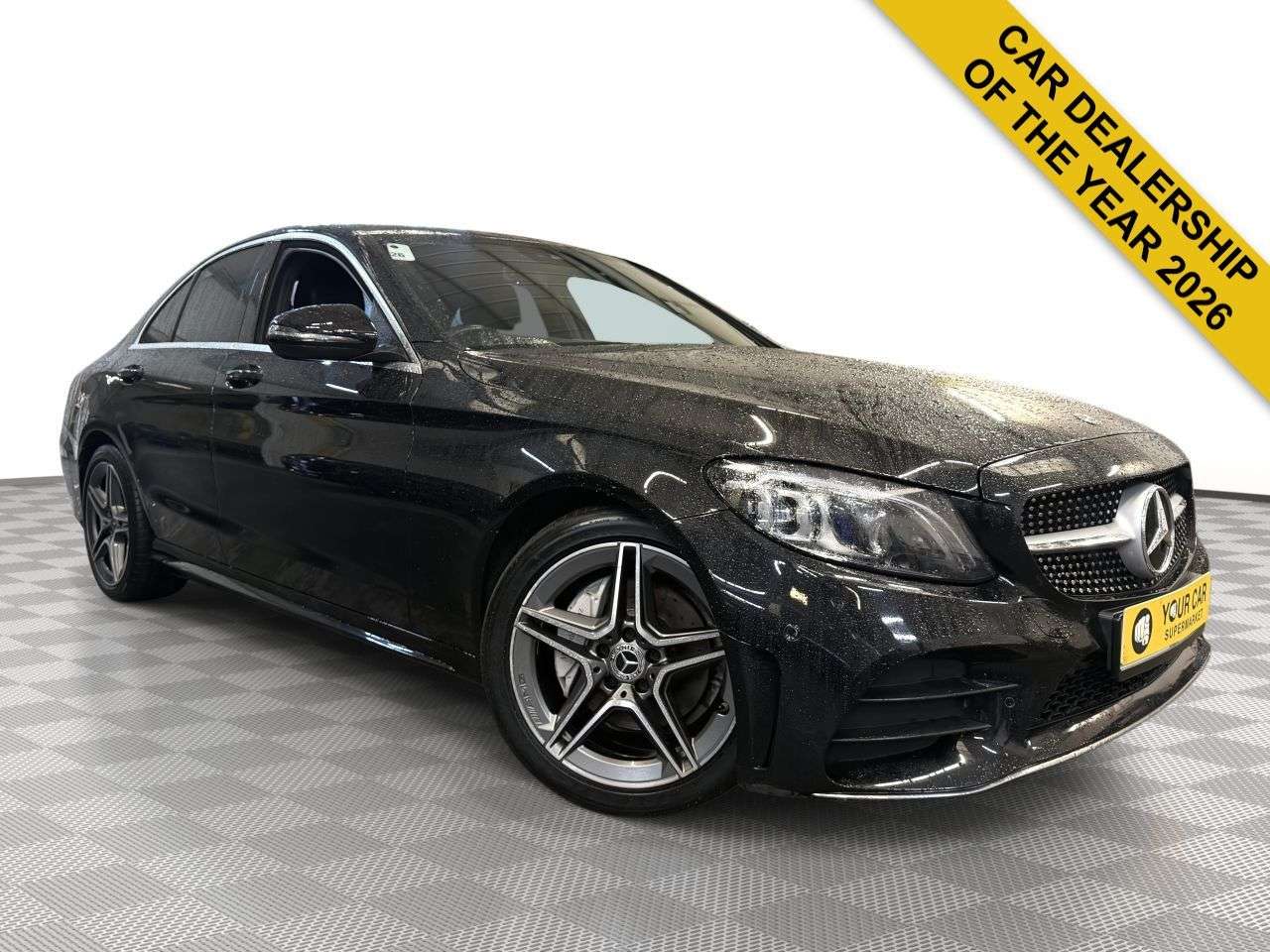 A 2019 MERCEDES-BENZ C-CLASS 1.5 C200 MHEV EQ Boost AMG Line (Premium) Saloon 4dr Petrol G-Tronic+ Euro A 2019 MERCEDES-BENZ C-CLASS 1.5 C200 MHEV EQ Boost AMG Line (Premium) Saloon 4dr Petrol G-Tronic+ Euro