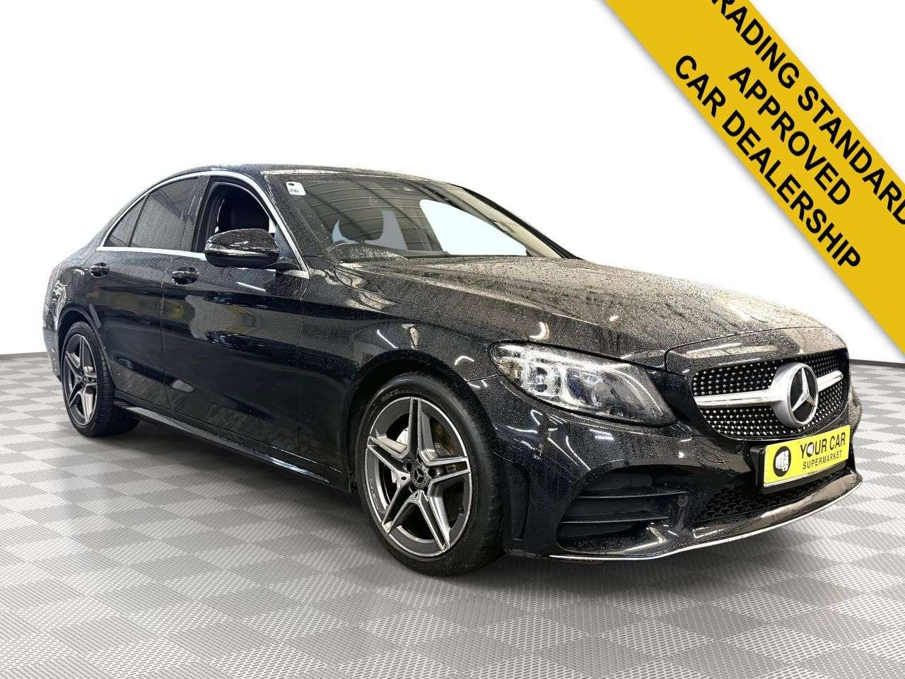 A 2019 MERCEDES-BENZ C-CLASS 1.5 C200 MHEV EQ Boost AMG Line (Premium) Saloon 4dr Petrol G-Tronic+ Euro A 2019 MERCEDES-BENZ C-CLASS 1.5 C200 MHEV EQ Boost AMG Line (Premium) Saloon 4dr Petrol G-Tronic+ Euro