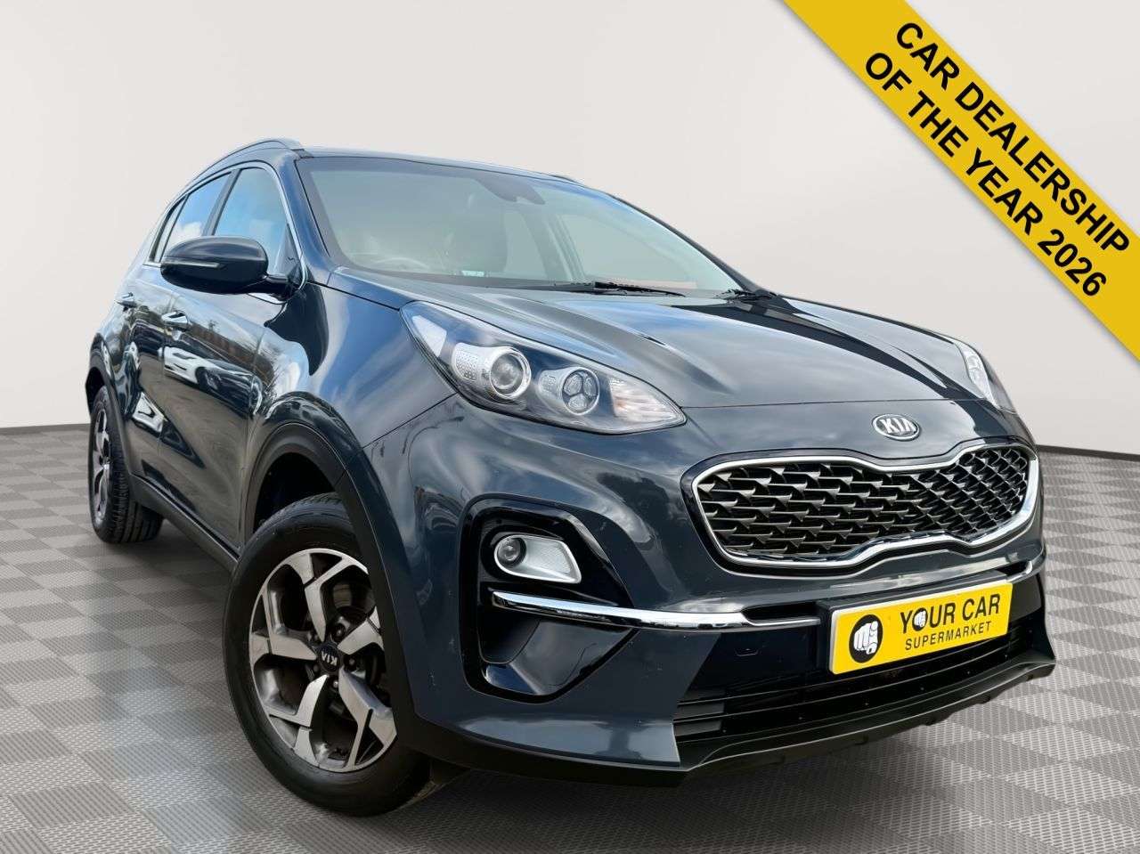 A 2019 KIA SPORTAGE 1.6 GDi 2 SUV 5dr Petrol Manual Euro 6 (s/s) (130 bhp) Top spec A 2019 KIA SPORTAGE 1.6 GDi 2 SUV 5dr Petrol Manual Euro 6 (s/s) (130 bhp) Top spec