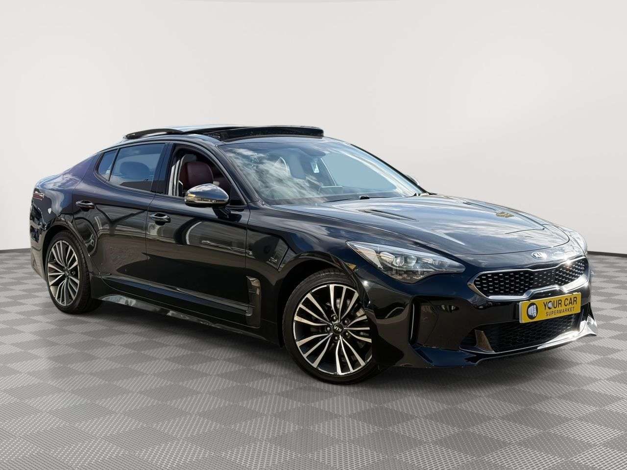 A 2019 KIA STINGER 2.2 CRDi GT-Line S Gran Turismo 5dr Diesel Auto Euro 6 (s/s) (197 bhp) Vent A 2019 KIA STINGER 2.2 CRDi GT-Line S Gran Turismo 5dr Diesel Auto Euro 6 (s/s) (197 bhp) Vent