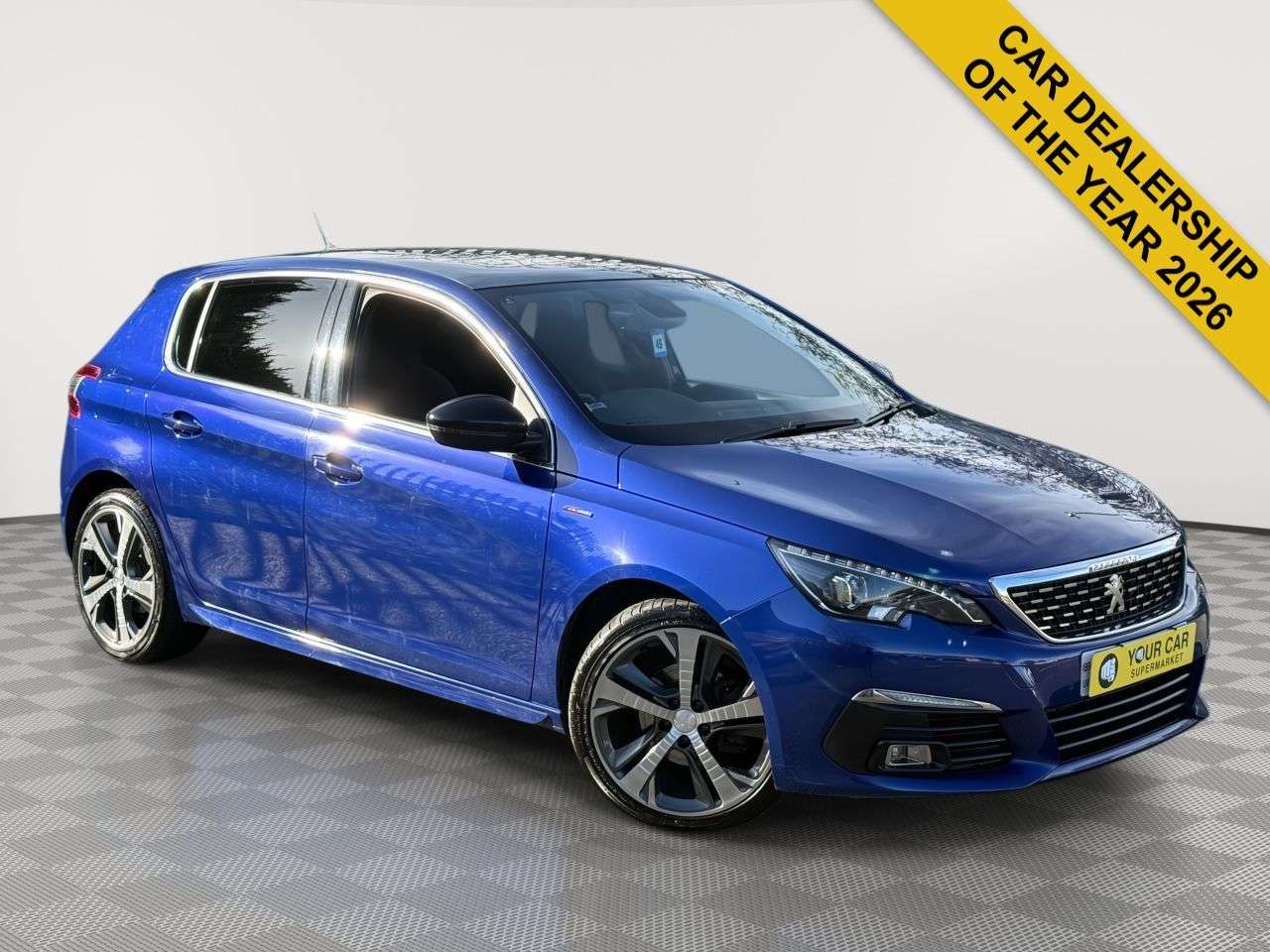 A 2019 PEUGEOT 308 1.2 PureTech GPF GT Line Hatchback 5dr Petrol EAT Euro 6 (s/s) (130 ps) Pan A 2019 PEUGEOT 308 1.2 PureTech GPF GT Line Hatchback 5dr Petrol EAT Euro 6 (s/s) (130 ps) Pan