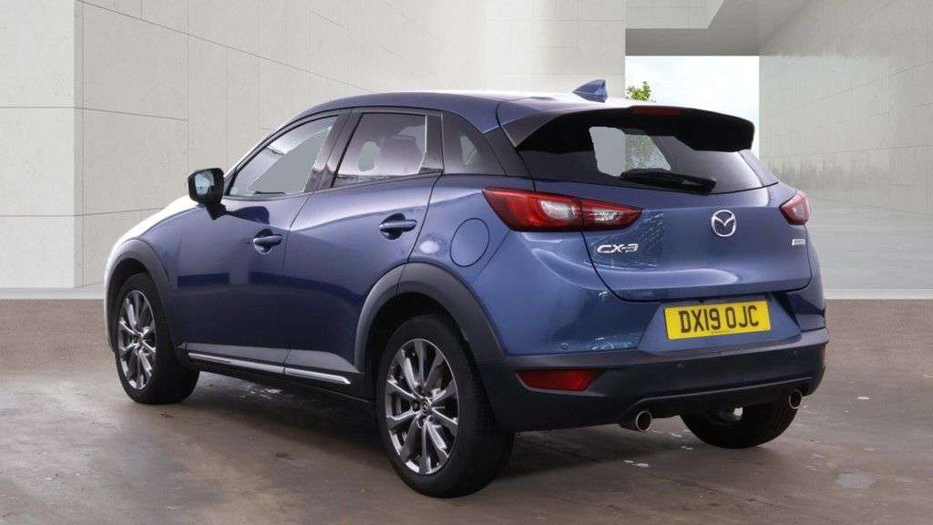 A 2019 MAZDA CX-3 2.0 SKYACTIV-G Sport Black+ SUV 5dr Petrol Auto Euro 6 (s/s) (121 ps) A 2019 MAZDA CX-3 2.0 SKYACTIV-G Sport Black+ SUV 5dr Petrol Auto Euro 6 (s/s) (121 ps)