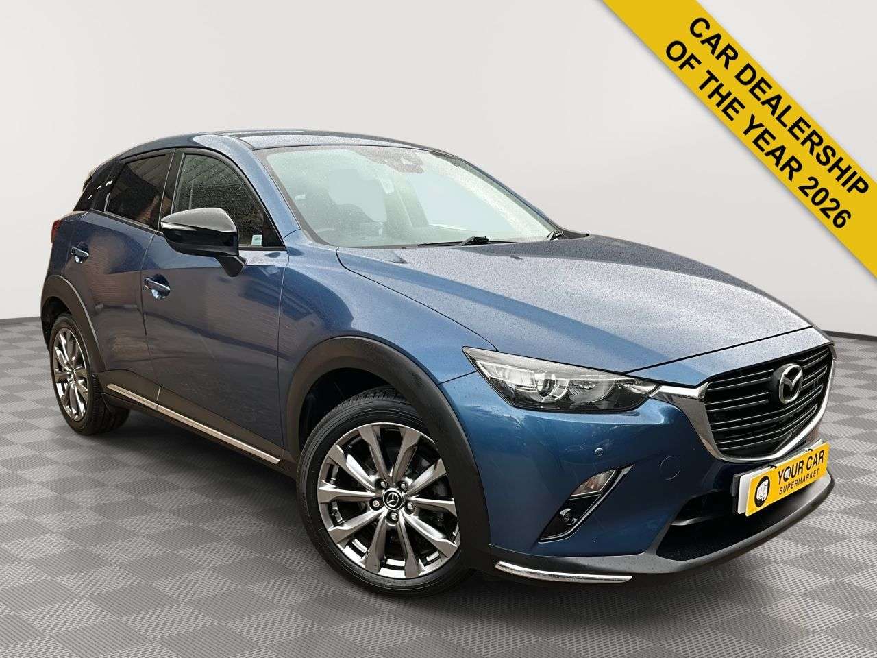 A 2019 MAZDA CX-3 2.0 SKYACTIV-G Sport Black+ SUV 5dr Petrol Auto Euro 6 (s/s) (121 ps) Heate A 2019 MAZDA CX-3 2.0 SKYACTIV-G Sport Black+ SUV 5dr Petrol Auto Euro 6 (s/s) (121 ps) Heate