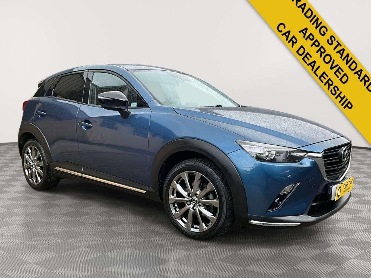 A 2019 MAZDA CX-3 2.0 SKYACTIV-G Sport Black+ SUV 5dr Petrol Auto Euro 6 (s/s) (121 ps) Heate A 2019 MAZDA CX-3 2.0 SKYACTIV-G Sport Black+ SUV 5dr Petrol Auto Euro 6 (s/s) (121 ps) Heate