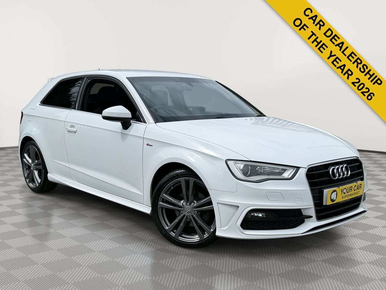 A 2016 AUDI A3 1.4 TFSI CoD S line Hatchback 3dr Petrol Manual Euro 6 (s/s) (Nav) (150 ps) A 2016 AUDI A3 1.4 TFSI CoD S line Hatchback 3dr Petrol Manual Euro 6 (s/s) (Nav) (150 ps)